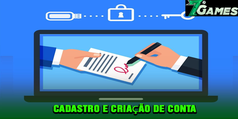 Cadastro e criação de conta